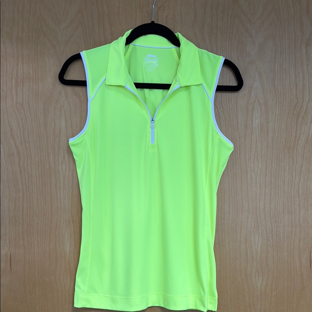 Slazenger Neon Yellow Sleeveless Tank